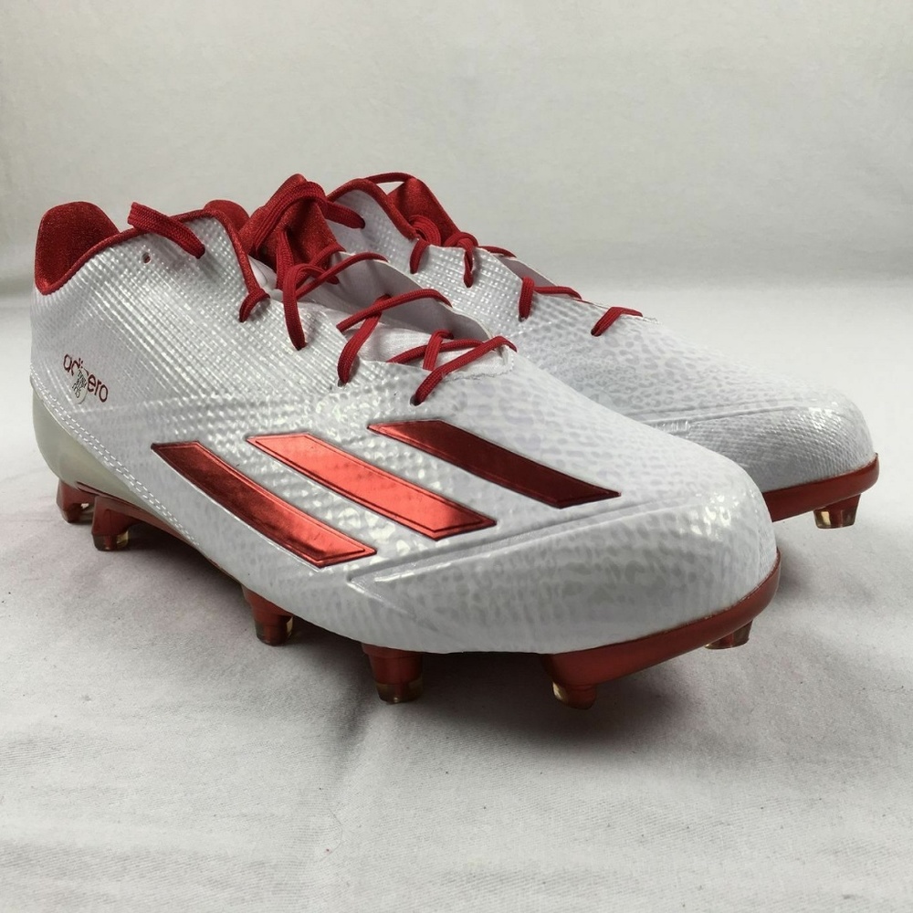 Adidas Adizero 5- Star 5.0 - White/Red Cleats
